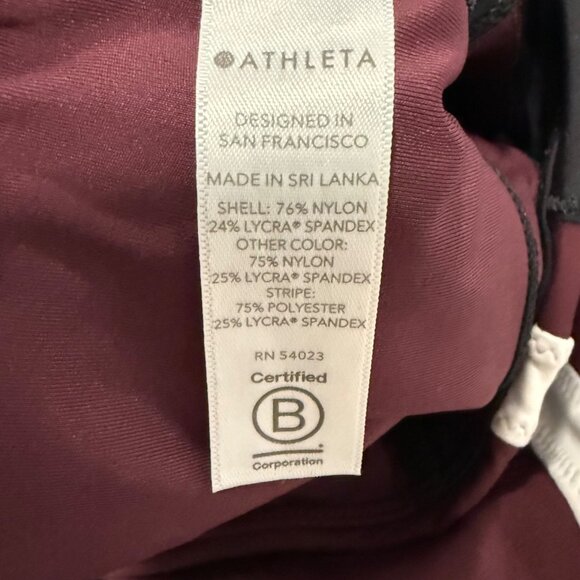 Athleta Colorblock Crunch 7/8 Tight Size M - Picture 6 of 9